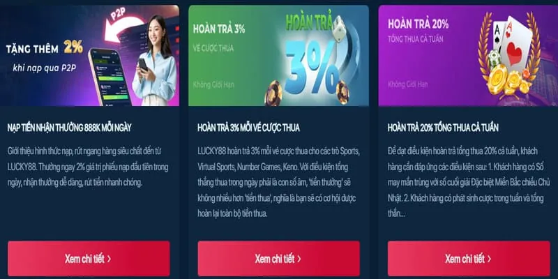 Ưu đãi nạp tiền hàng ngày Bet PT